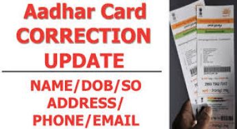 Aadhar Card Correction, Aadhar Status