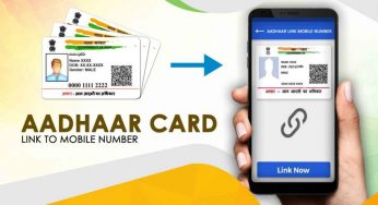 Link Mobile Number to Aadhar Card Online
