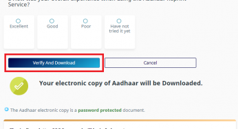 UIDAI Download Aadhar, Update, Status Check