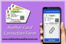 Aadhar Card Correction Form - UIDAI Online Aadhaar Card Help, Aadhar ...