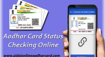 Aadhar Card Status Checking Online