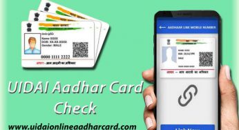 UIDAI Aadhar Card Check