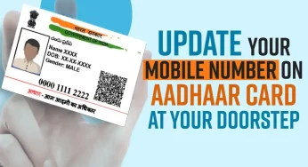 How to Update Mobile Number in Aadhar Card, Self Service Update Portal