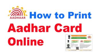 Aadhar Card Print Out, Link Mobile Number with Aadhar, Download Aadhar PDF