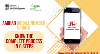 Aadhar Mobile Number Update, Know the complete process in 6 steps