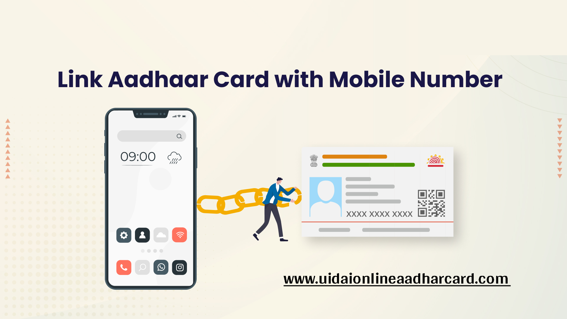 Aadhar To Mobile Number Link, StepbyStep Guide, And All Details