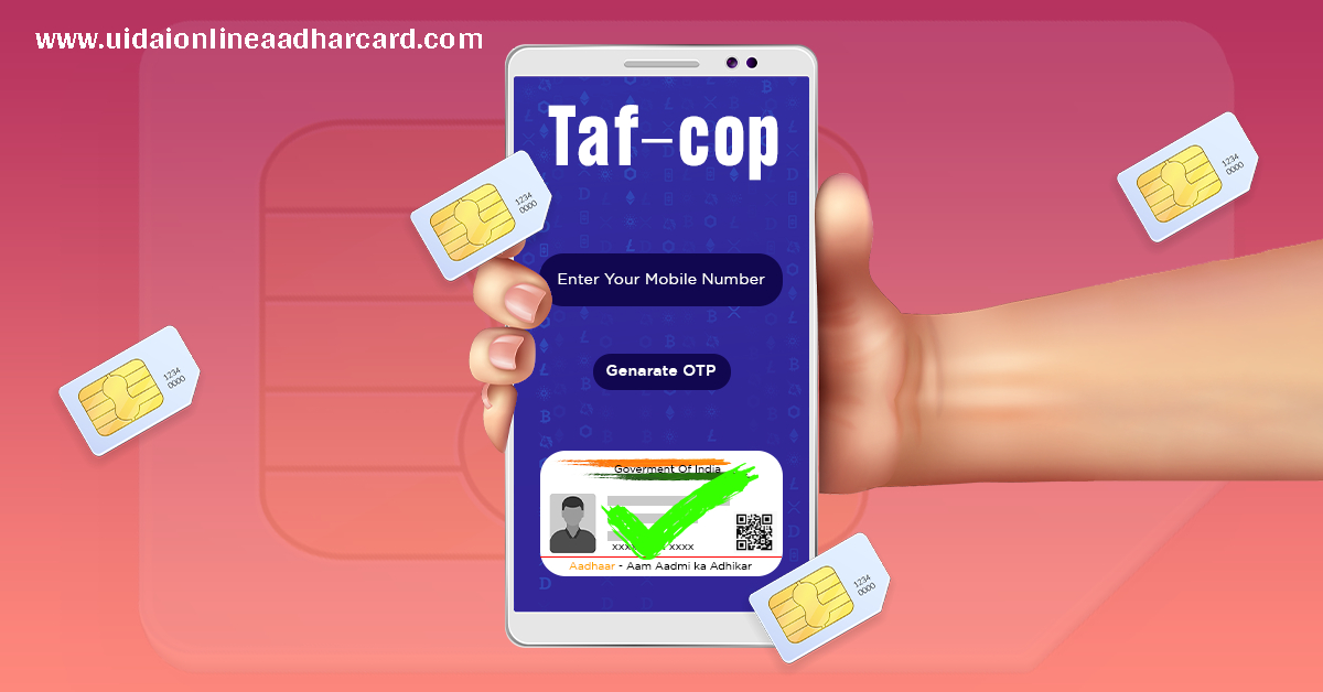 how can i link my aadhar card with tafcop mobile number