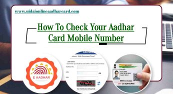 How To Check Your Aadhar Card Mobile Number, Which Mobile Number Is Registered On Your Aadhaar Card? How To Check Or Know